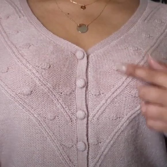 abercrombie Bubble cropped cardigan white - Picture 11 of 14